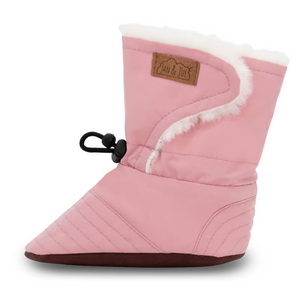 Stay-Put Winter Booties - Dusty Pink