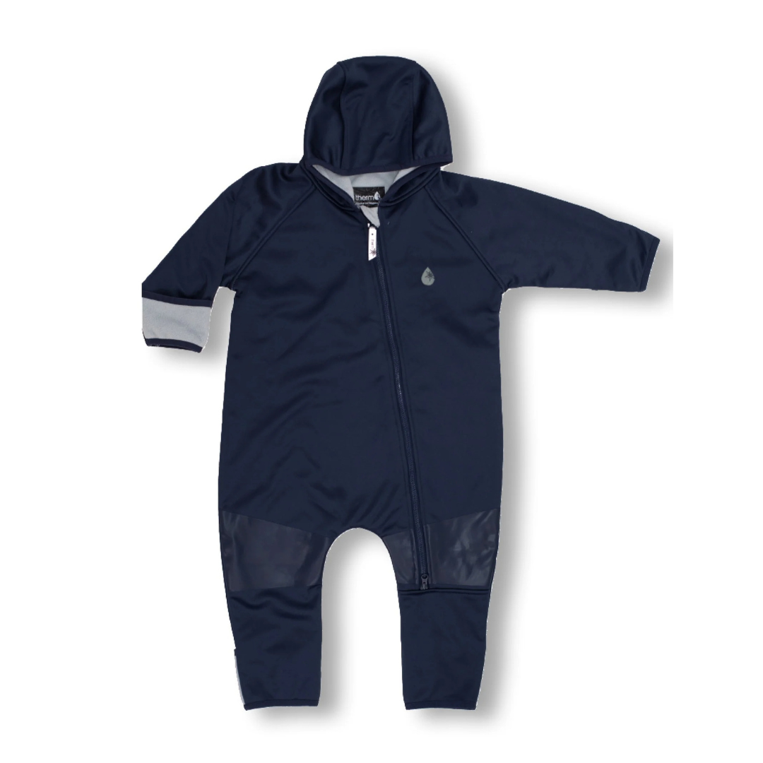 All-Weather Fleece Onesie - Navy