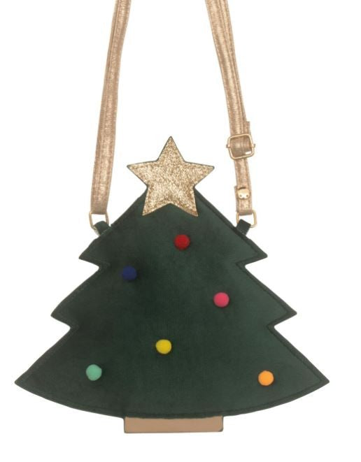 Bag - Velvet Christmas Tree