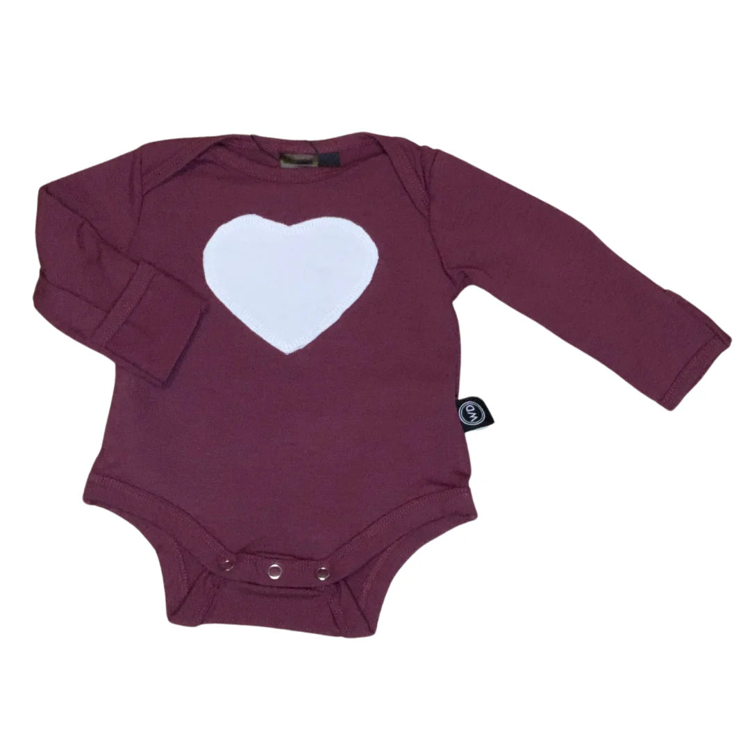 Infant Bamboo LOVE Bodysuit - Raisin to Smile