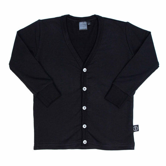 Kids Bamboo Cardigan - Black