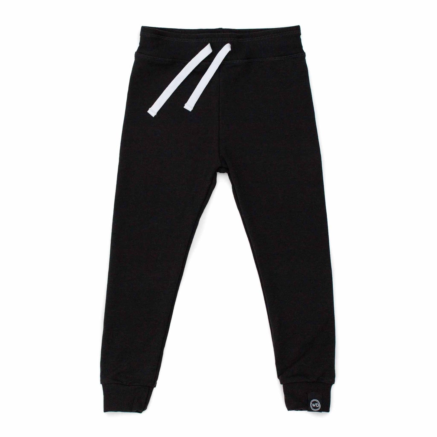 Kids Bamboo Slim Jogger - Black