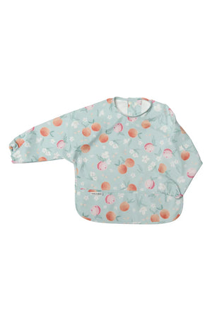 Long Sleeve Waterproof Bib - Peaches