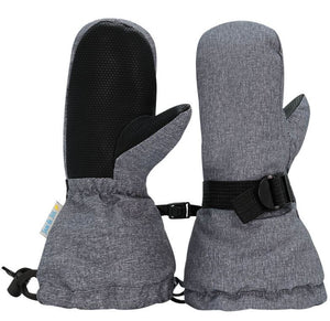 Waterproof Mittens - Heather Grey