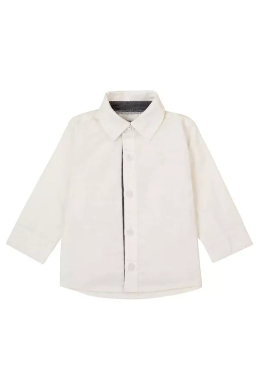 Boys Shirt Golden White