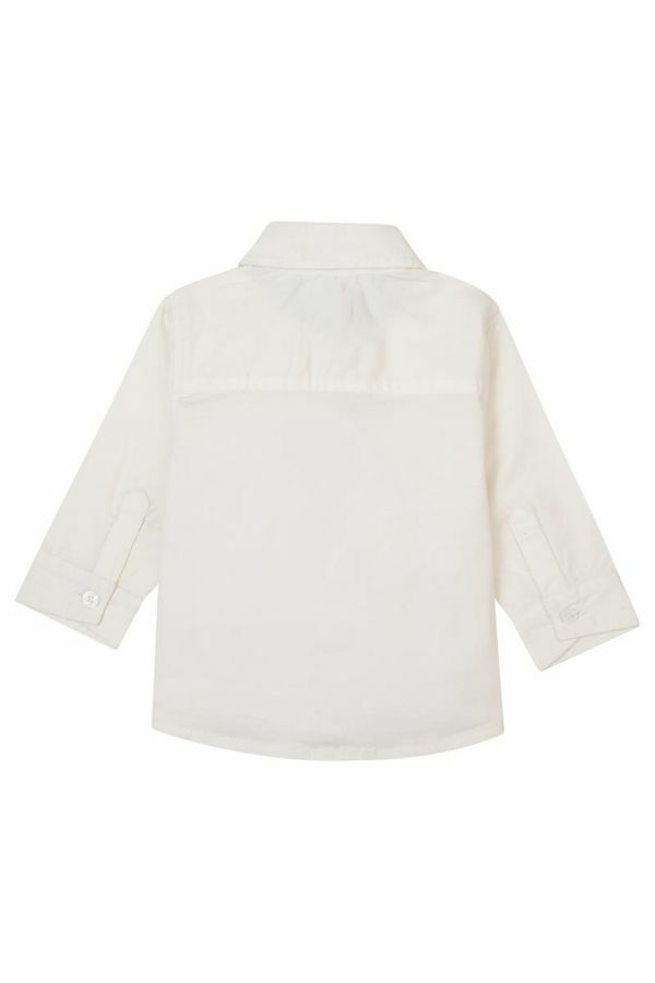 Boys Shirt Golden White