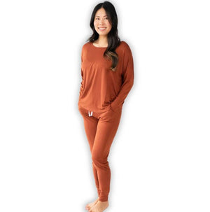 Women's PJ Set - Rust