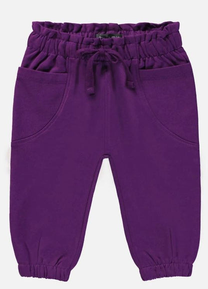 Baby Purple Pants Jogger Style in French Terry