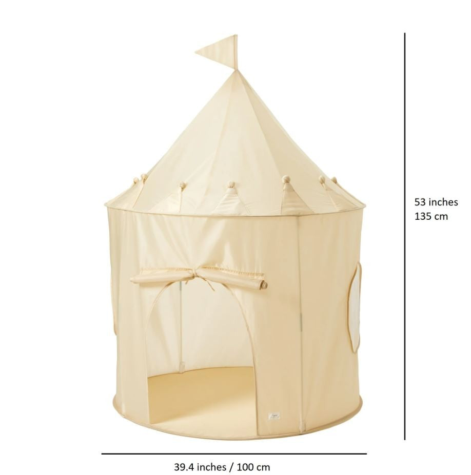 Recycled Fabric Play Tent - Beige