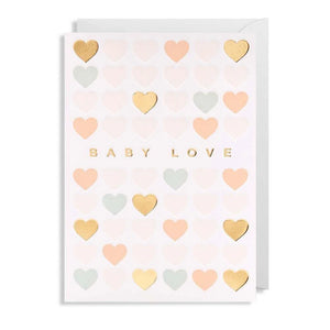 Baby Love Gold Foil Greeting Card