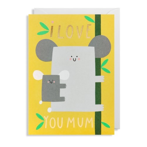 I Love You Mum Greeting Card