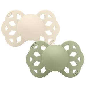 BIBs Infinity Pacifier Symmetrical - Ivory/Sage