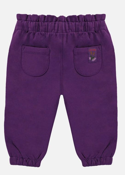 Baby Purple Pants Jogger Style in French Terry