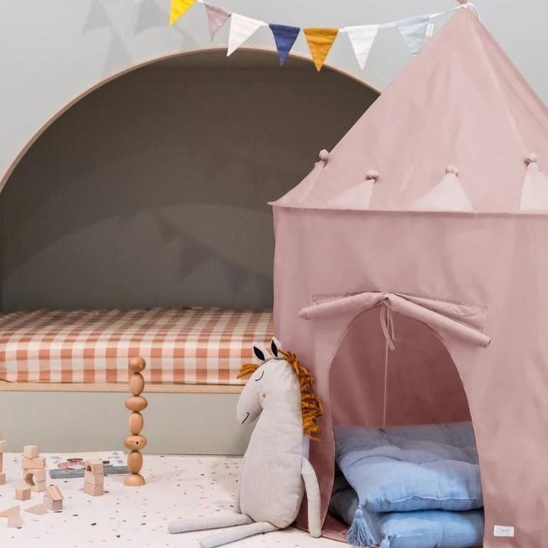 Recycled Fabric Play Tent - Misty Pink