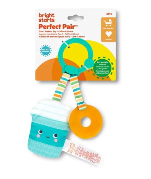 Perfect Pair 2-in-1 Teether Toy Bundle