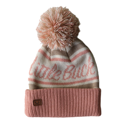 Backwoods Pom Toque - Coral Rose