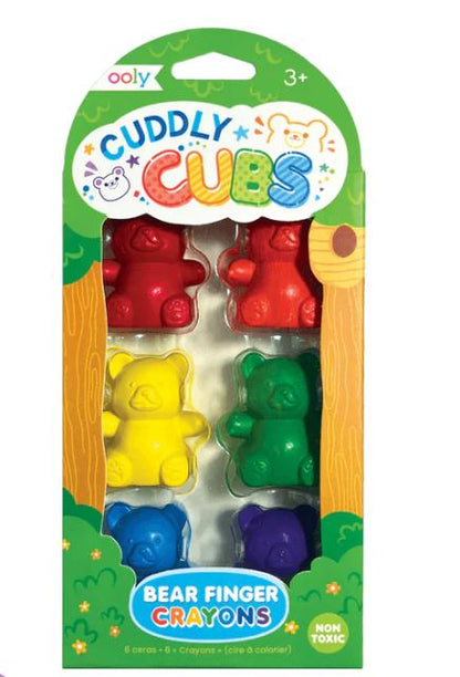 Cuddly Cubs Bear Finger Crayons