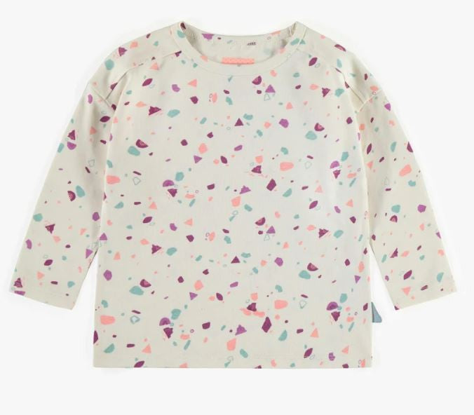 Baby Cream and Multicoloured Long-Sleeve Shirt