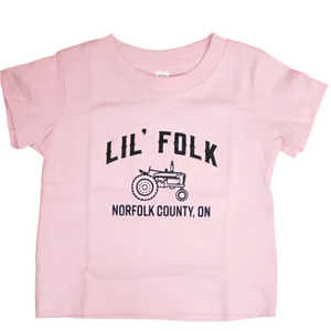 Lil' Folk Cotton Tee Shirt - Light Pink