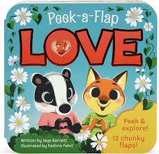 Peek-A-Flap Board Book - Love