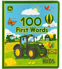 John Deere 100 First Words Baby Book