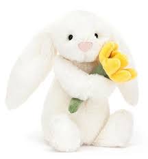 Jellycat Bashful Bunny with Daffodil