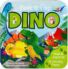 Peek-A-Flap Board Book - Dino