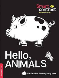 Hello, Animals Smart Contrast Montessori Cards