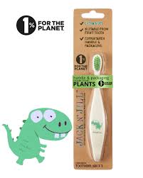 Bio Cornstarch Toothbrush - Dino