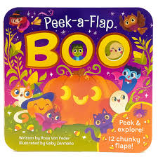 Peek-A-Flap Board Book- Boo