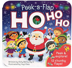 Peek-A-Flap Board Book - Ho Ho Ho