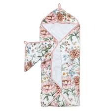 Hooded Towel Set - Secret Garden