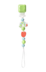 Eric Carle Beaded Pacifier Clip