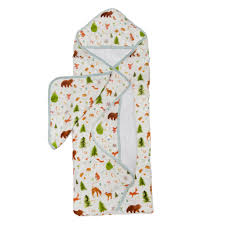 Hooded Towel Set - Forest Friends