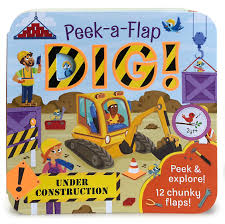 Peek-A-Flap Board Book - Dig!