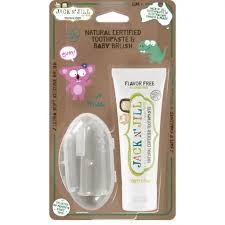 Natural Toothpaste & Baby Brush - Flavor Free