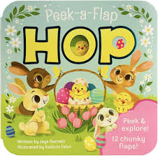 Peek-a-Flap Board Book - Hop