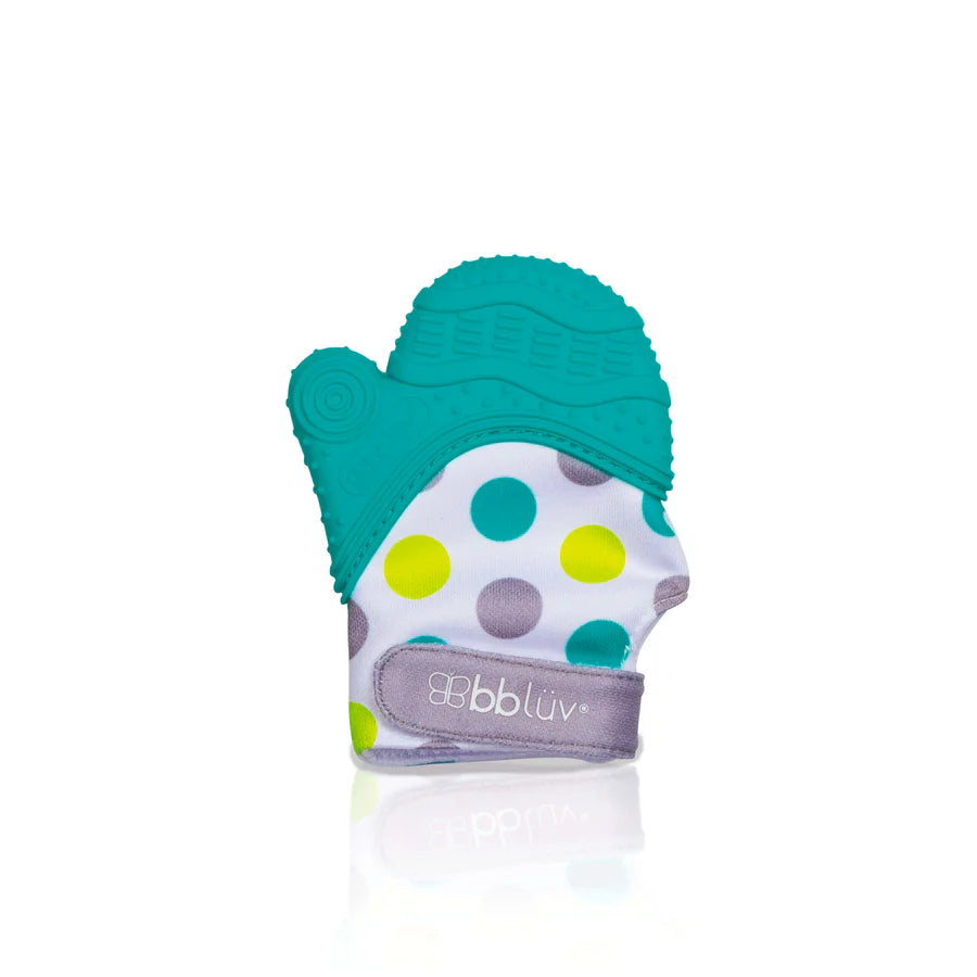 Glüv | Baby Teething Mitten - Aqua