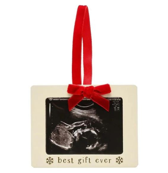 Holiday Sonogram Ornament