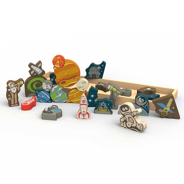 The A to Z Puzzle & Playset - Space