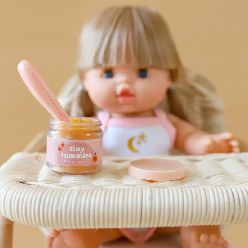 Tiny Tummies Food Jar and Spoon Set - Peach