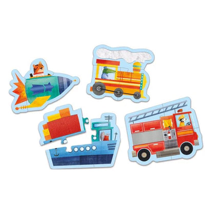 My First Touch & Feel Puzzles - Transportation