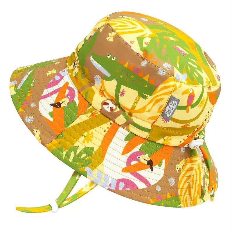 Aqua-Dry Bucket Hat - Jungle Friends