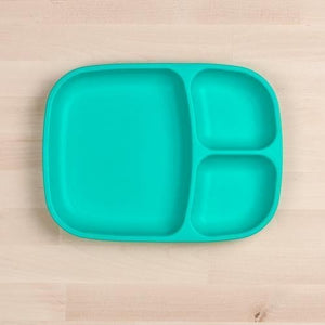 Large Divided Plate - Aqua