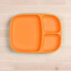 Large Divided Plate - Orange