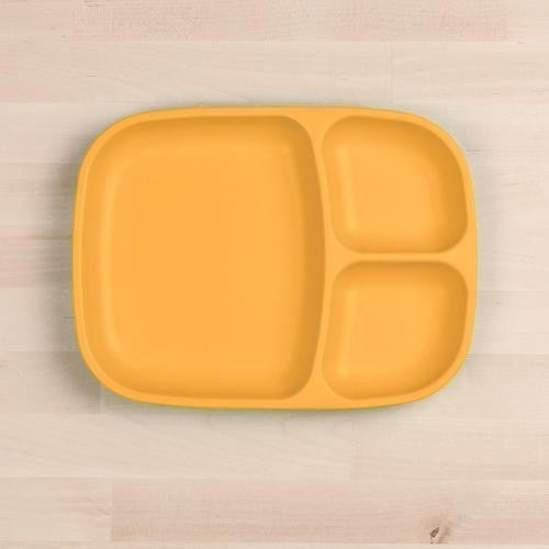 Large Divided Plate - Sunny Yellow