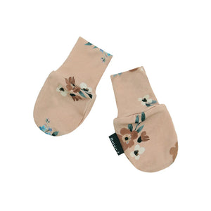 Non-Scratch Mittens - Floral