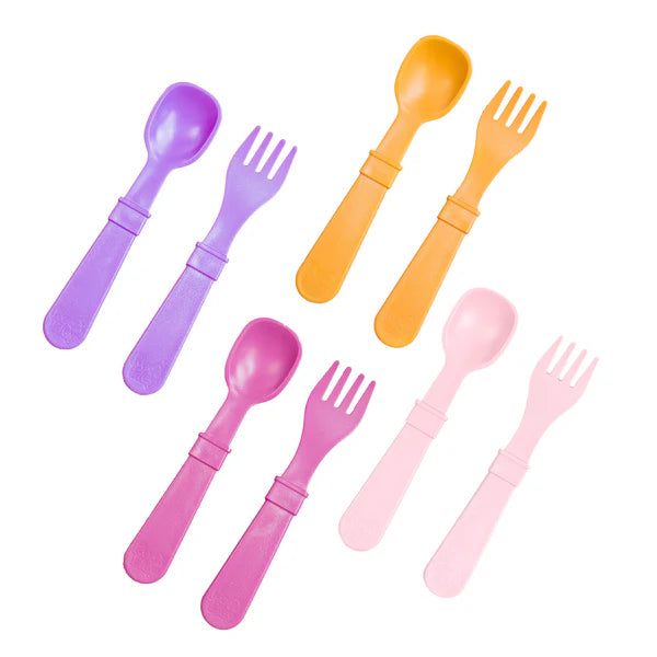 Multi Colour 8 Piece Utensil Set - Bright