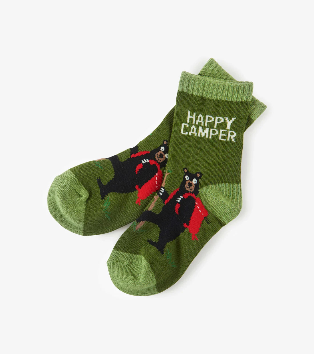 Kids Crew Socks - Happy Camper