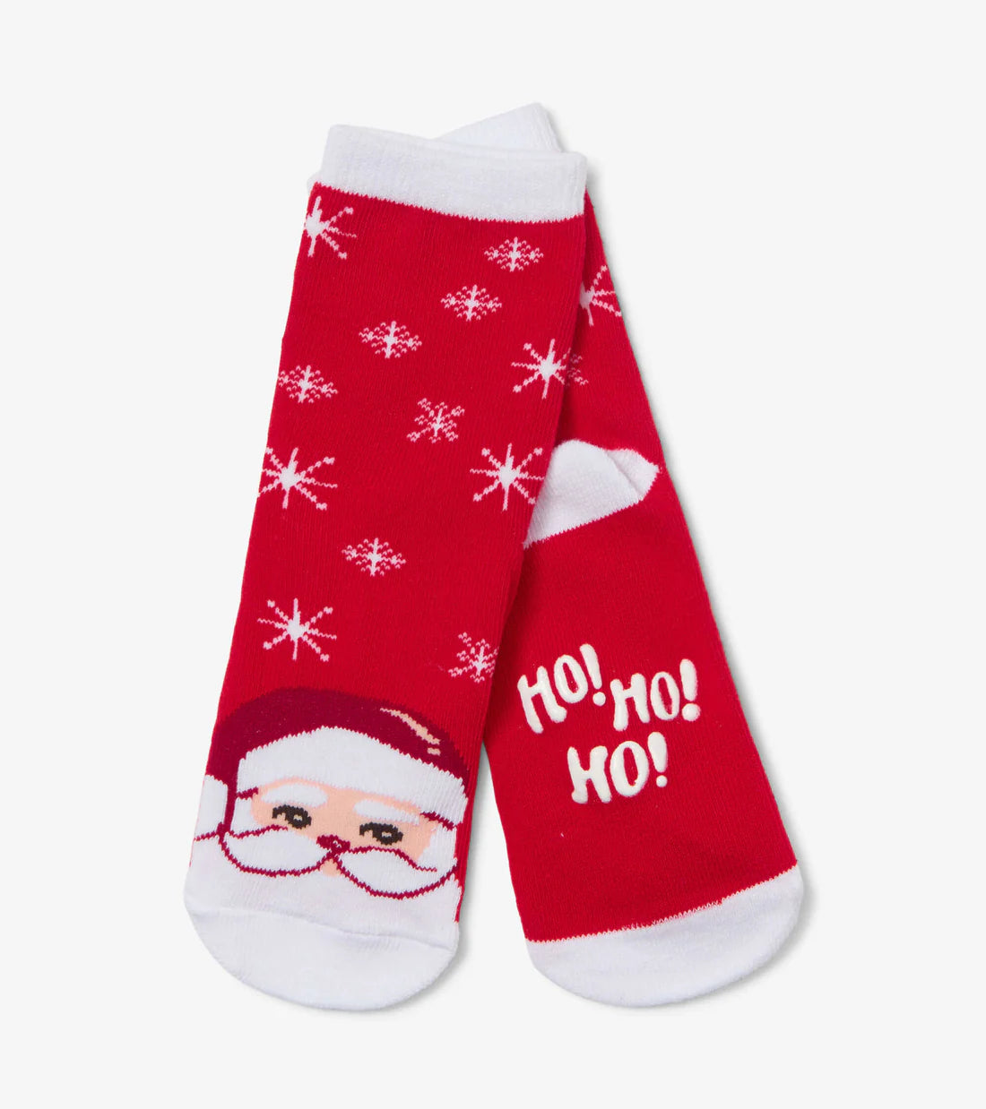 Christmas Kids Crew Socks - Cheerful Claus